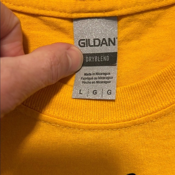 Gildan Bright Yellow "Bee Kind" Graphic Tee - Picture 2 of 3